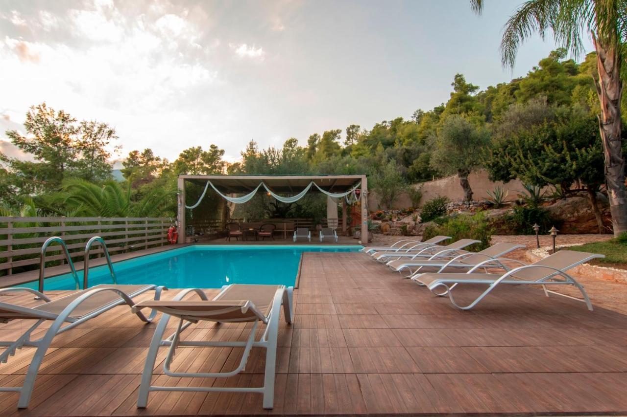 Villa Maira Luxurious With Private Swimming Pool Kórfos Eksteriør billede