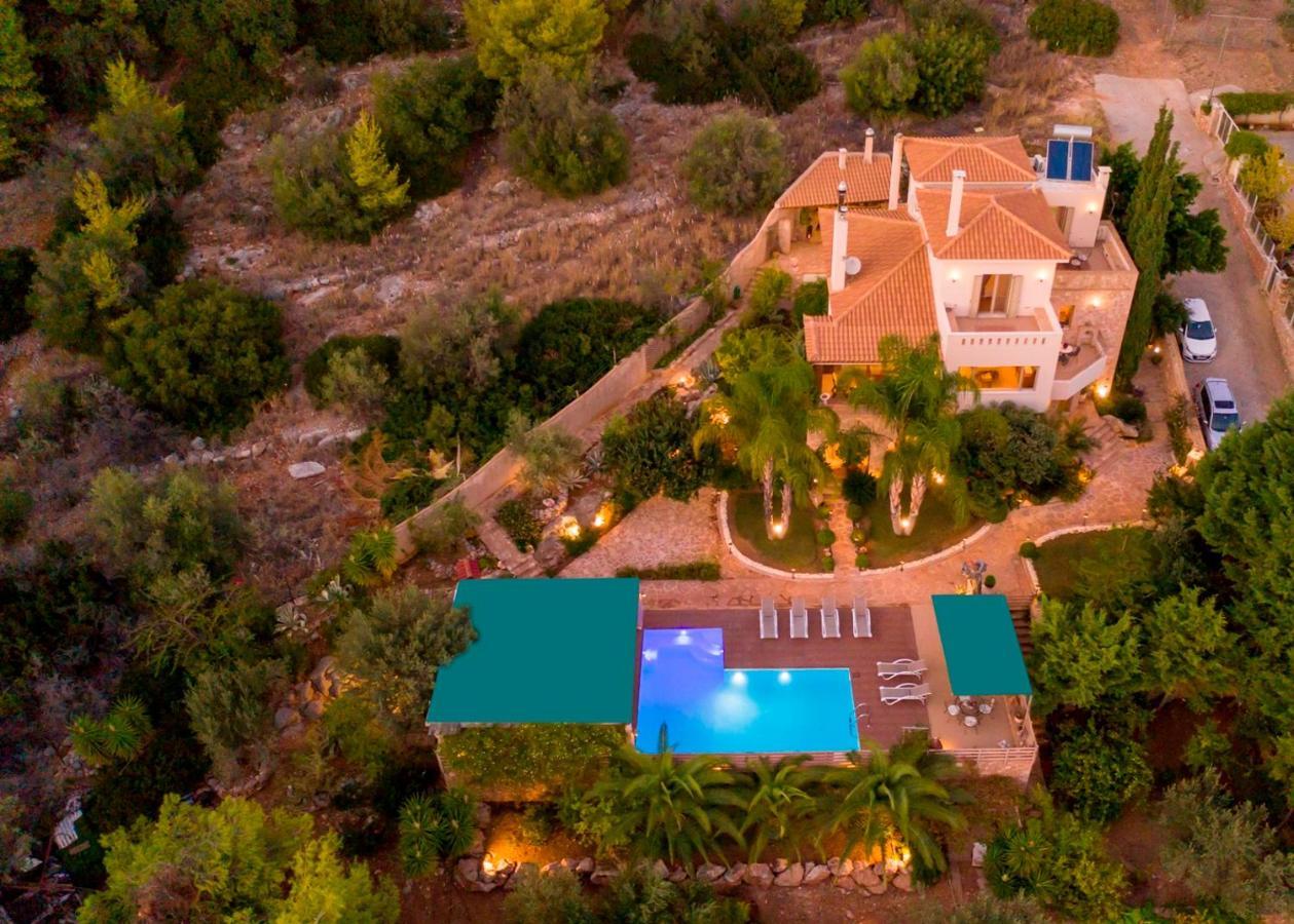 Villa Maira Luxurious With Private Swimming Pool Kórfos Eksteriør billede